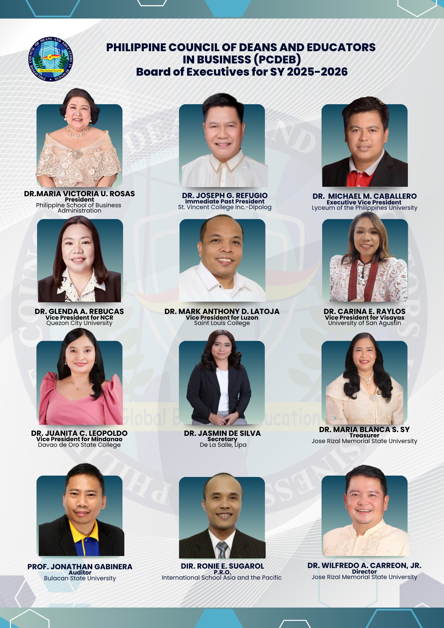 PCDEB Executive Board